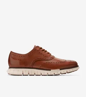 Men's ZERØGRAND Remastered Wingtip Leather Shoes