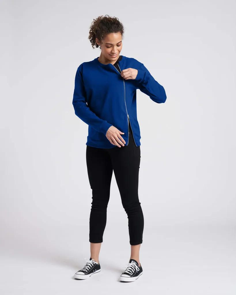 Meridien Zip Sweatshirt - Lapis