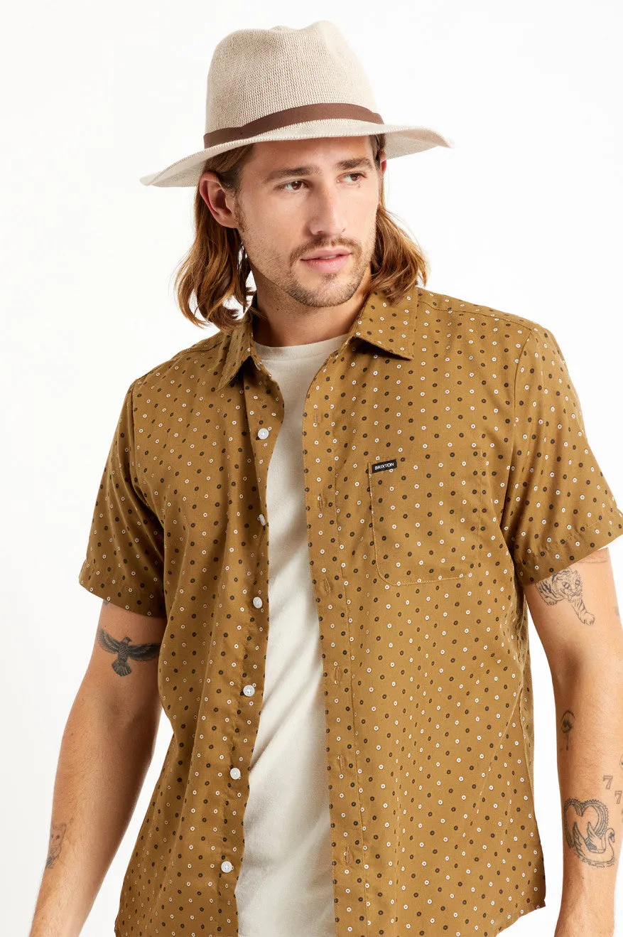 Messer Knit Packable Fedora - Vanilla/Lion