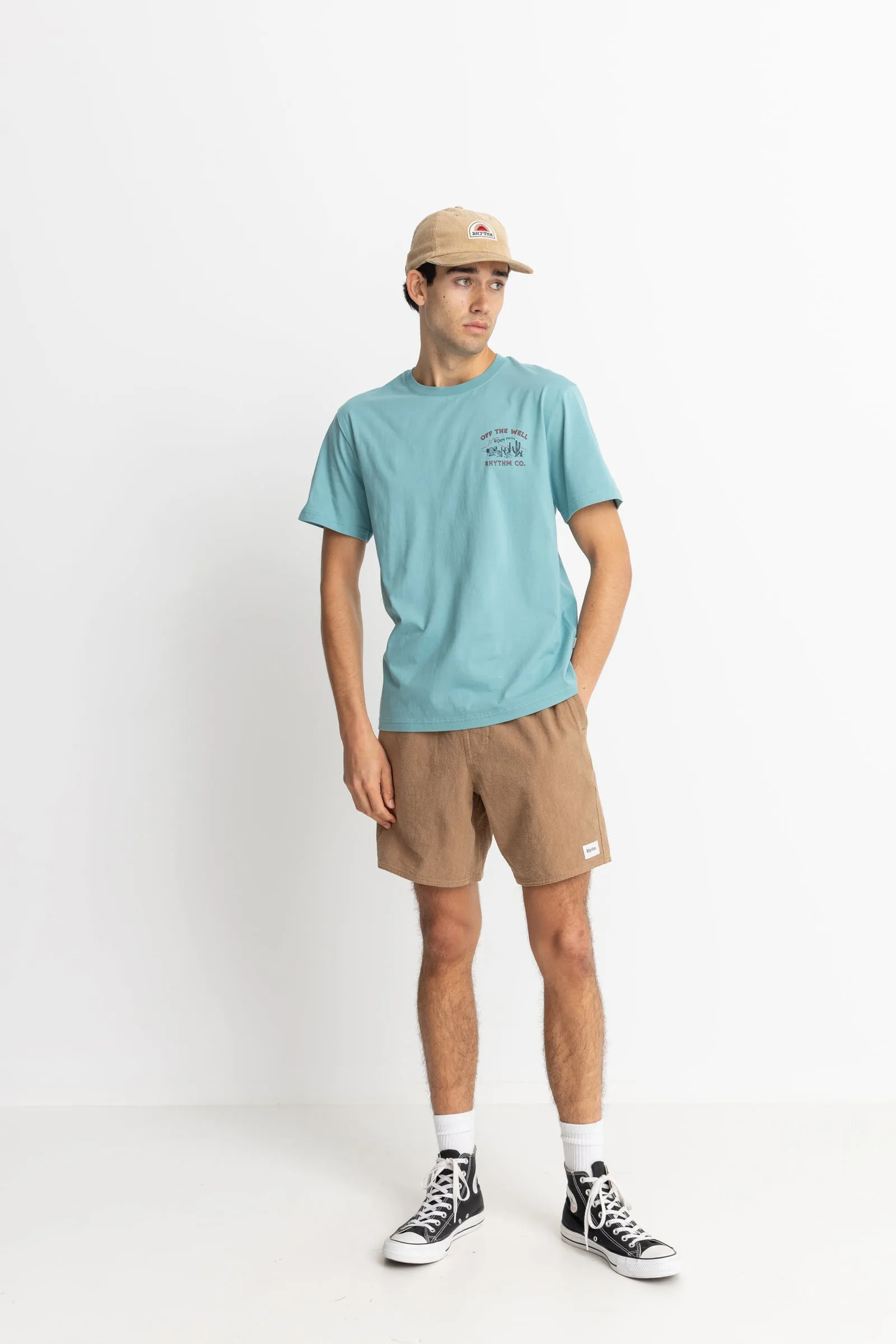 Mineral Blue Worn Path Short-Sleeve T-Shirt