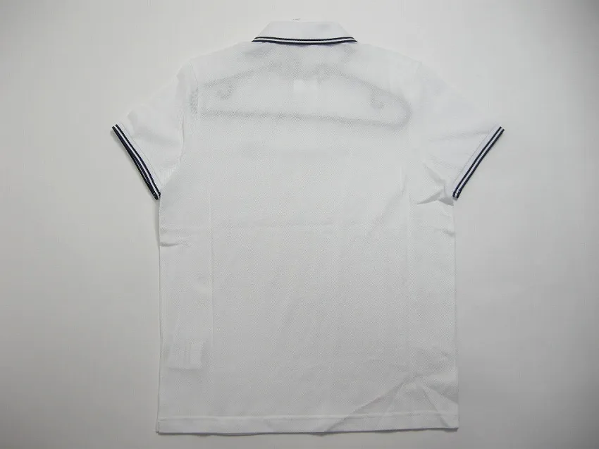 MONCLER XXL Size White Polo Shirt for Men