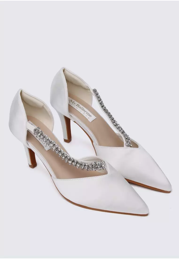 My Ballerine My Ballerine Everly Comfy Heels In Ivory