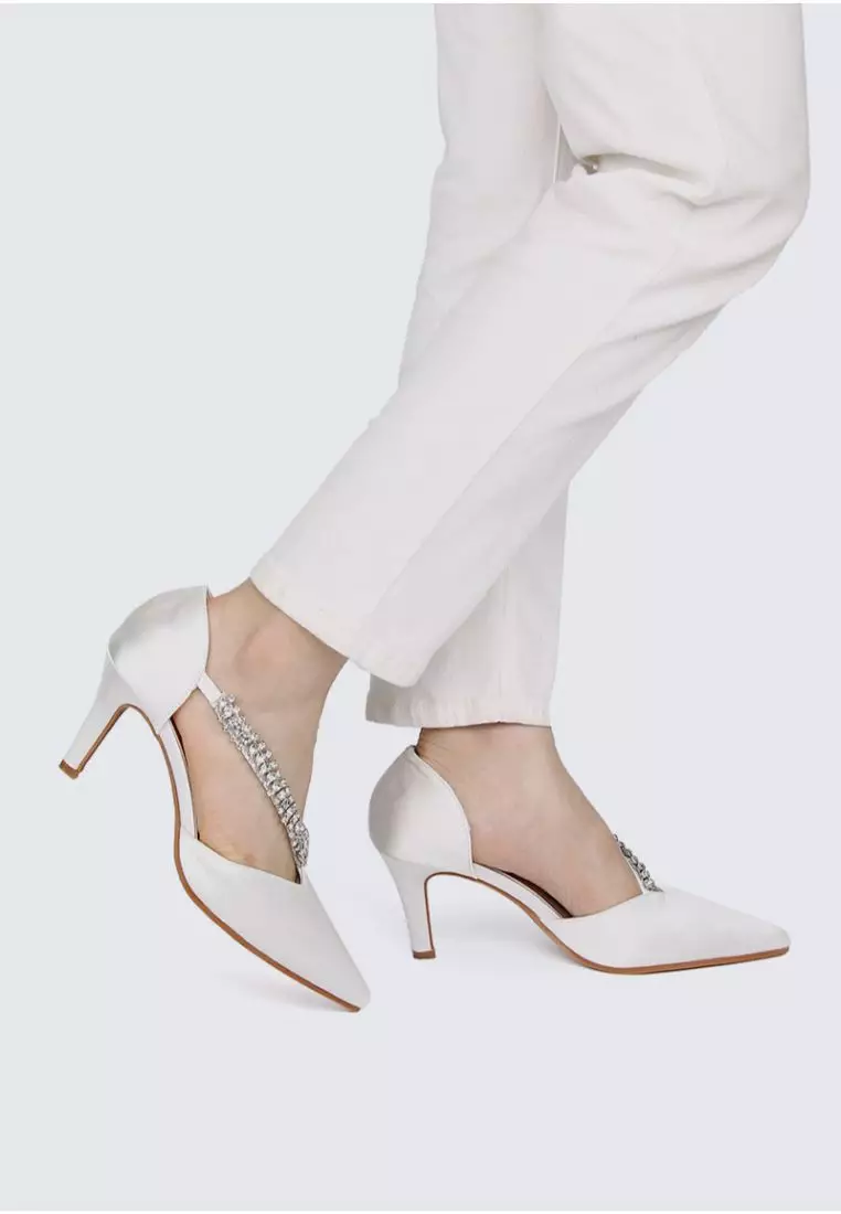 My Ballerine My Ballerine Everly Comfy Heels In Ivory