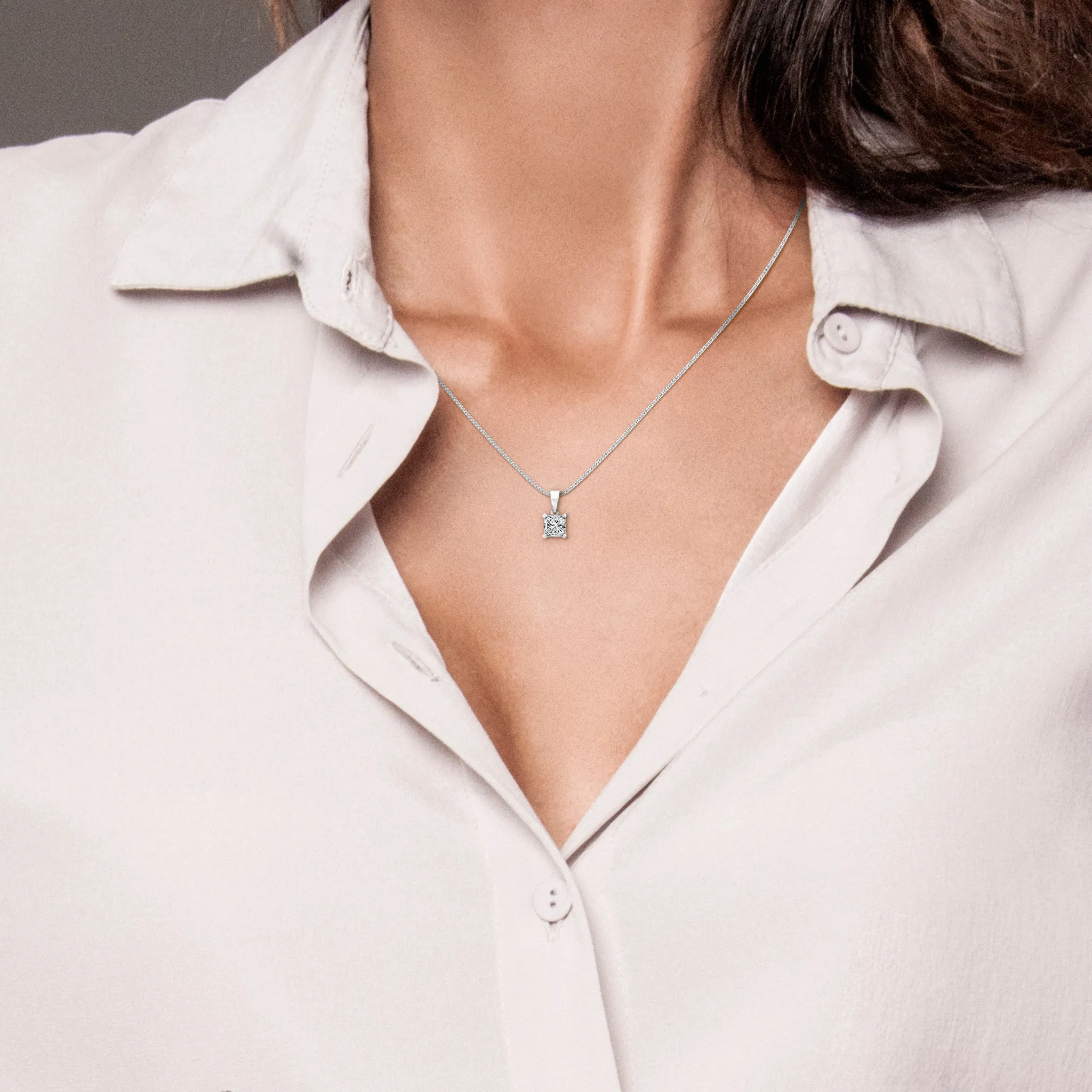 My Girl Solitaire Diamond Pendant