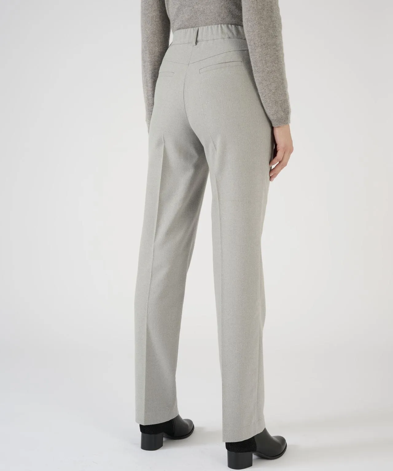 Narrow Leg Pocket Detail Trousers