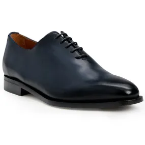 Bruno Magli Navy Leather Oxfords