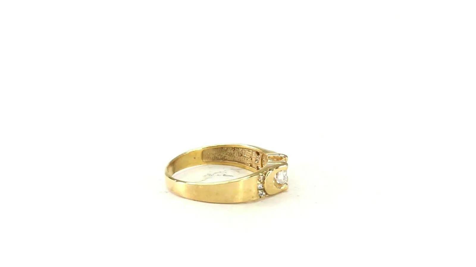 22k Solid Gold Elegant Resizable Ladies Charm Ring Band