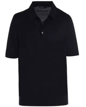 Premium Cotton Navy Polo