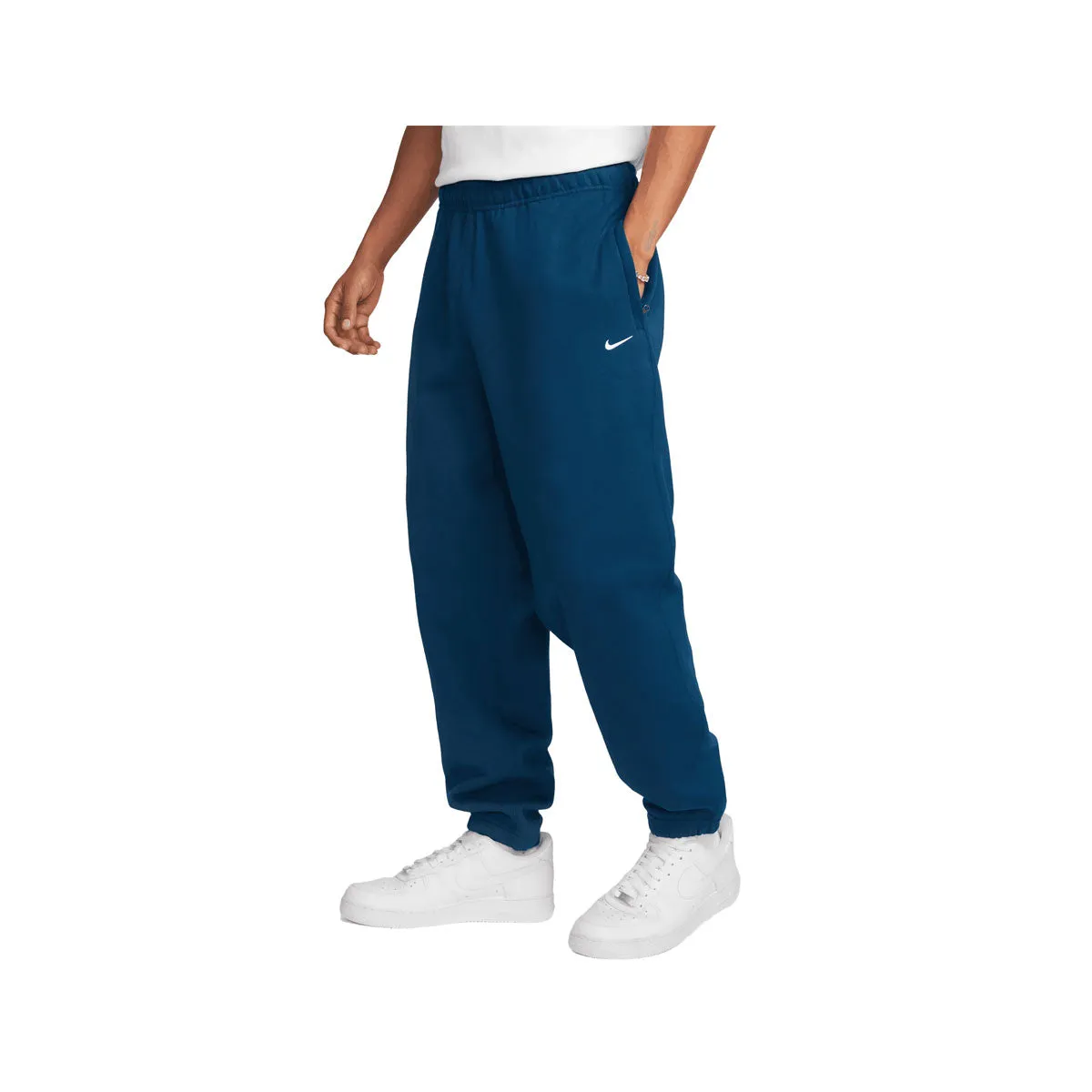 Nike Men's Solo Swoosh Fleece Pants Valerian Blue