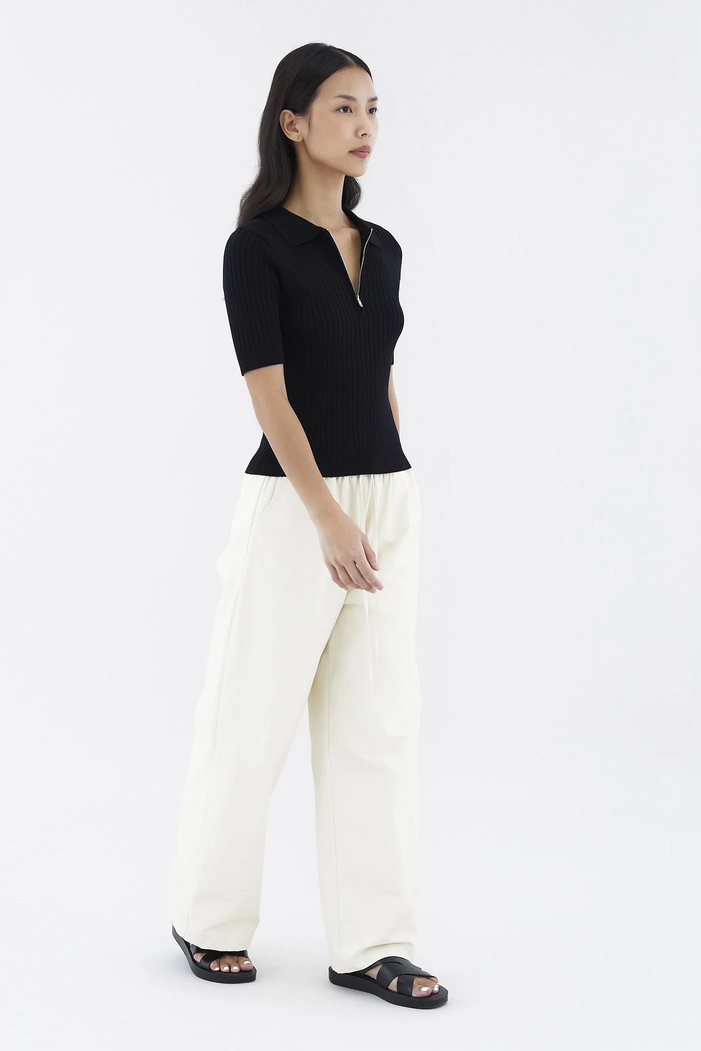 Nodelyn Polo Knit Top