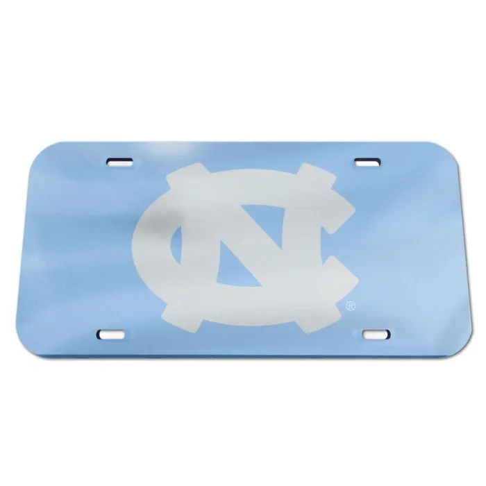 North Carolina Tar Heels Acrylic Classic Front Auto Plate