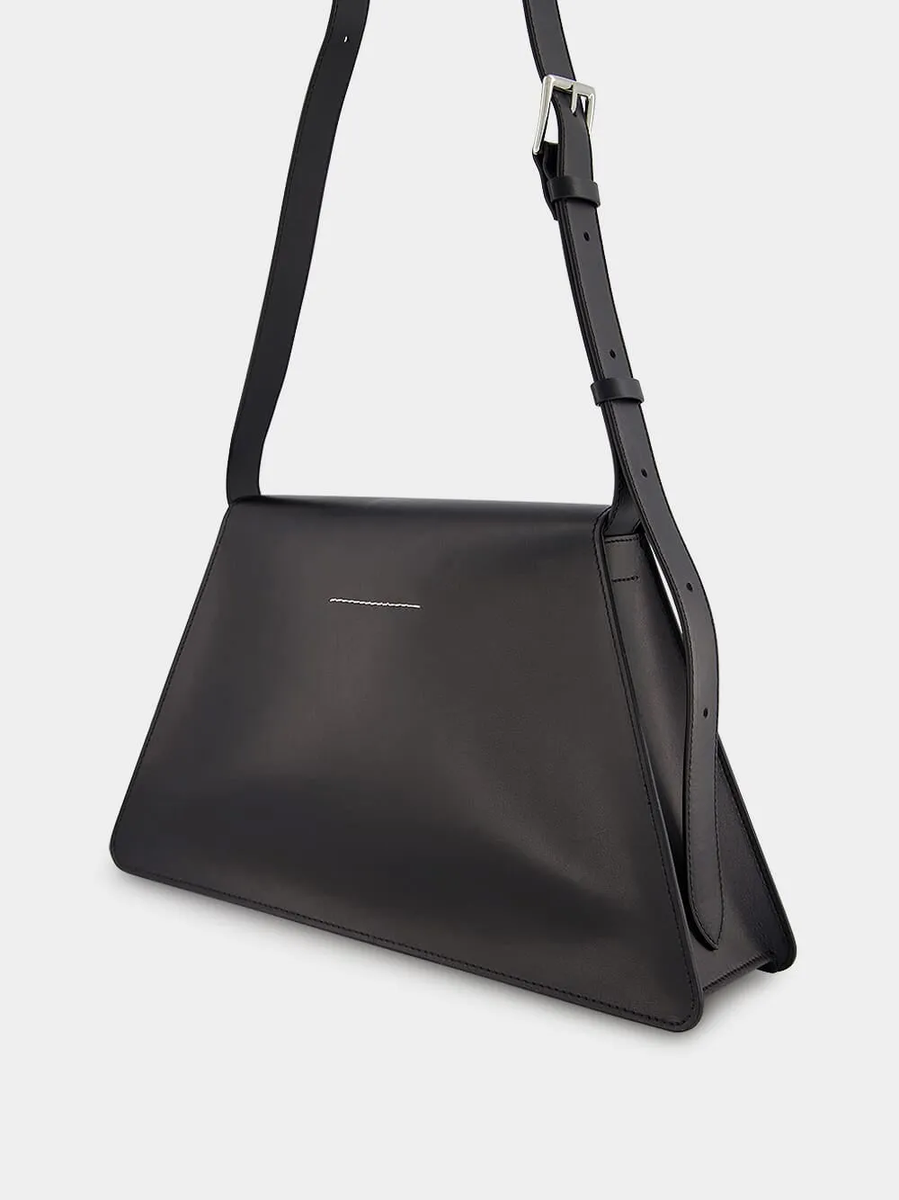 Numeric Leather Shoulder Bag