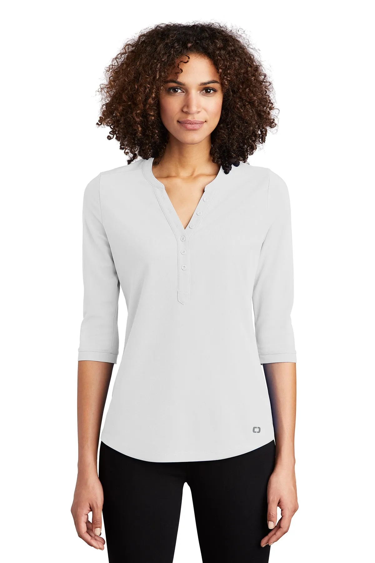 OGIO Ladies Jewel Henley