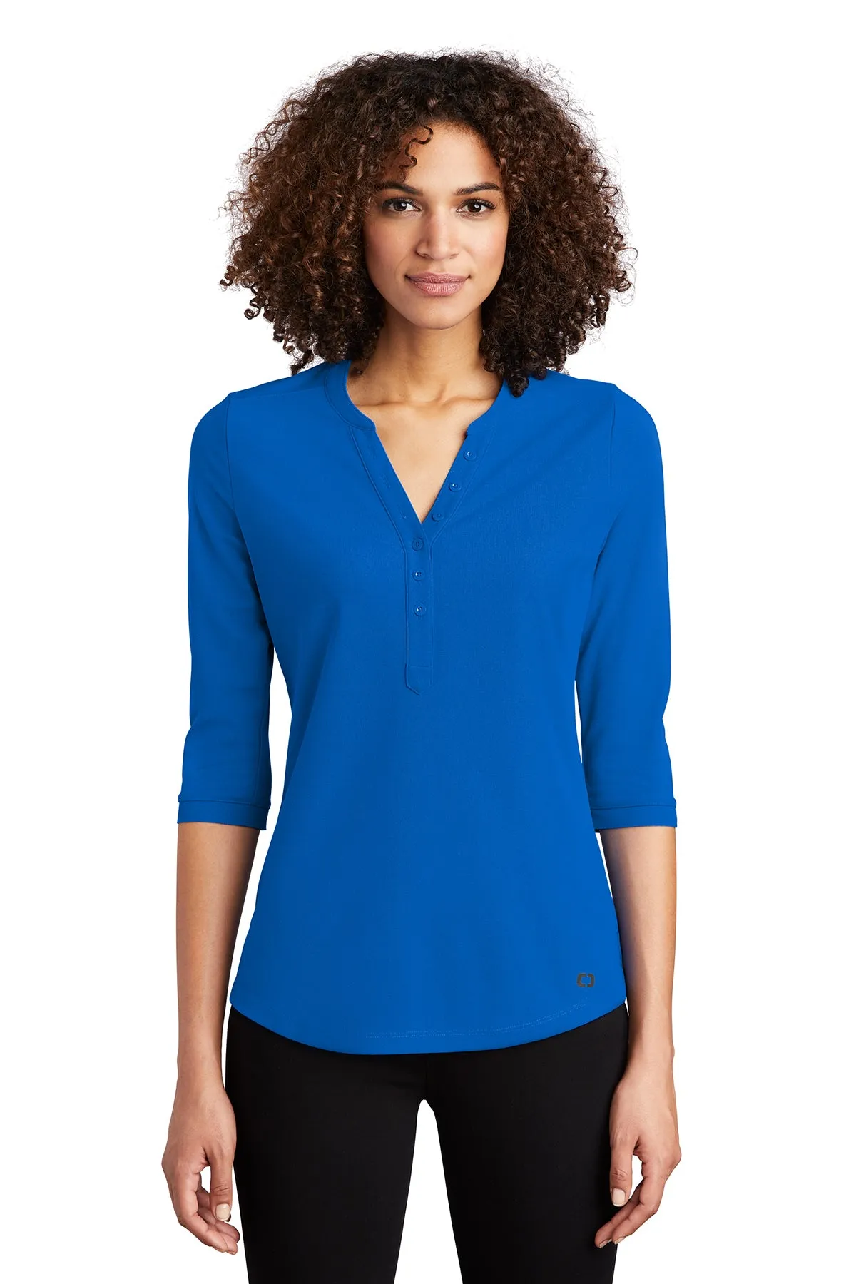 OGIO Ladies Jewel Henley