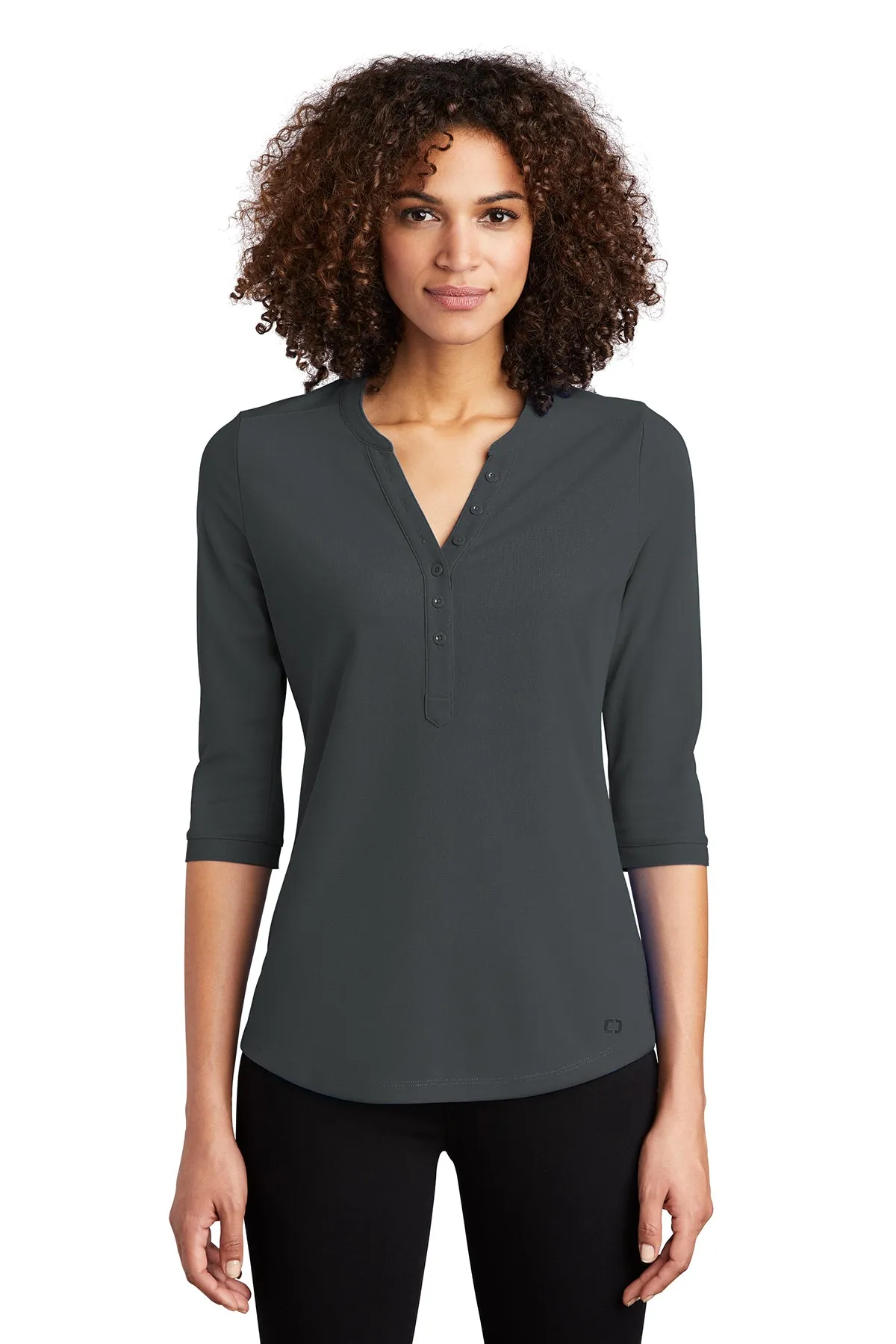 OGIO Ladies Jewel Henley