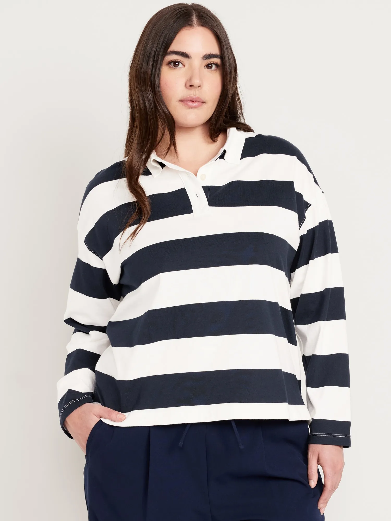 Old Navy Rugby Stripe Polo