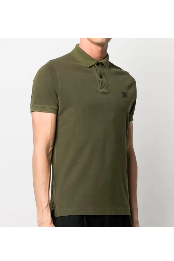 Olive Polo by Stone Island