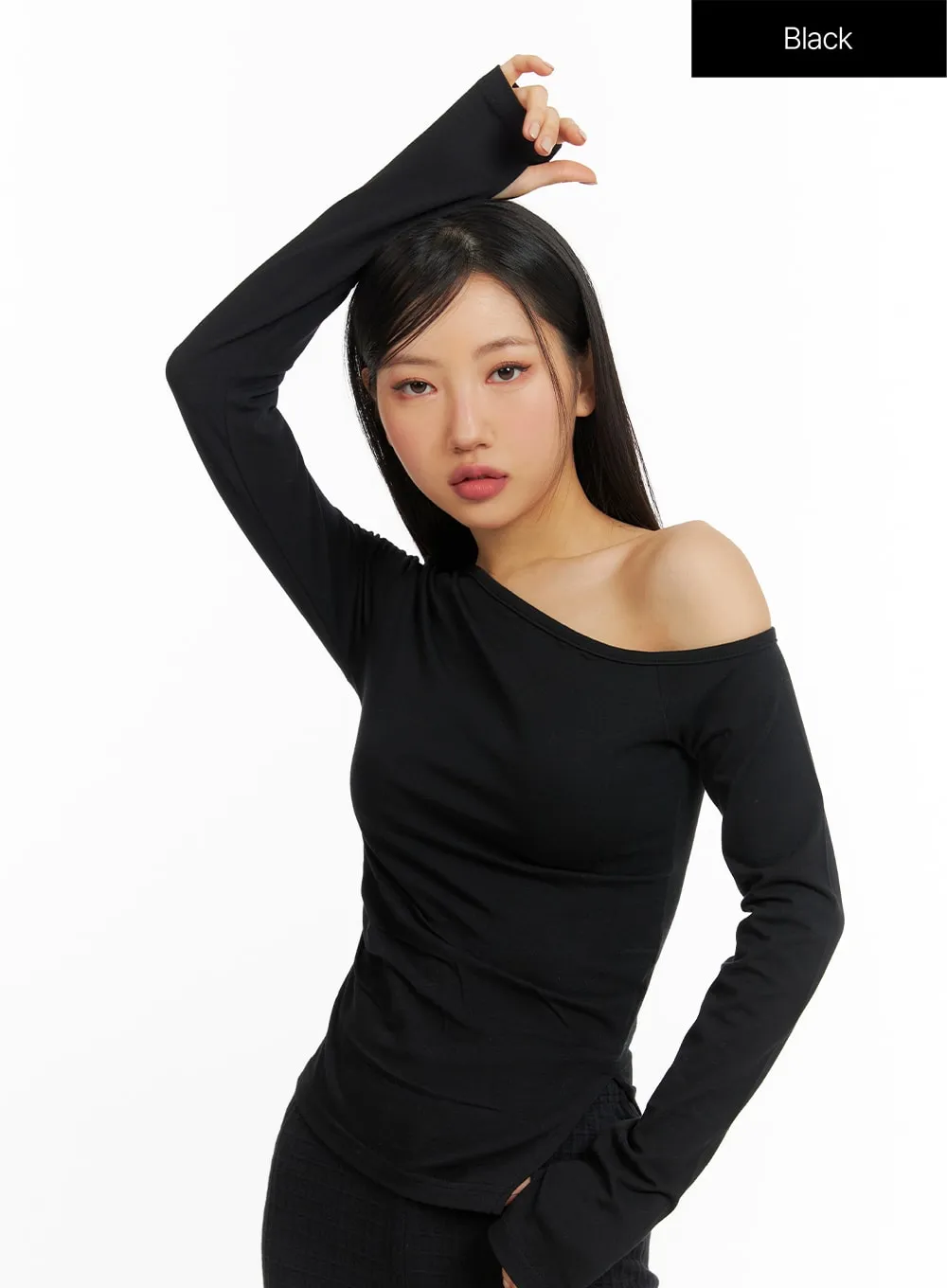 Asymmetrical One-Shoulder CF408 Top