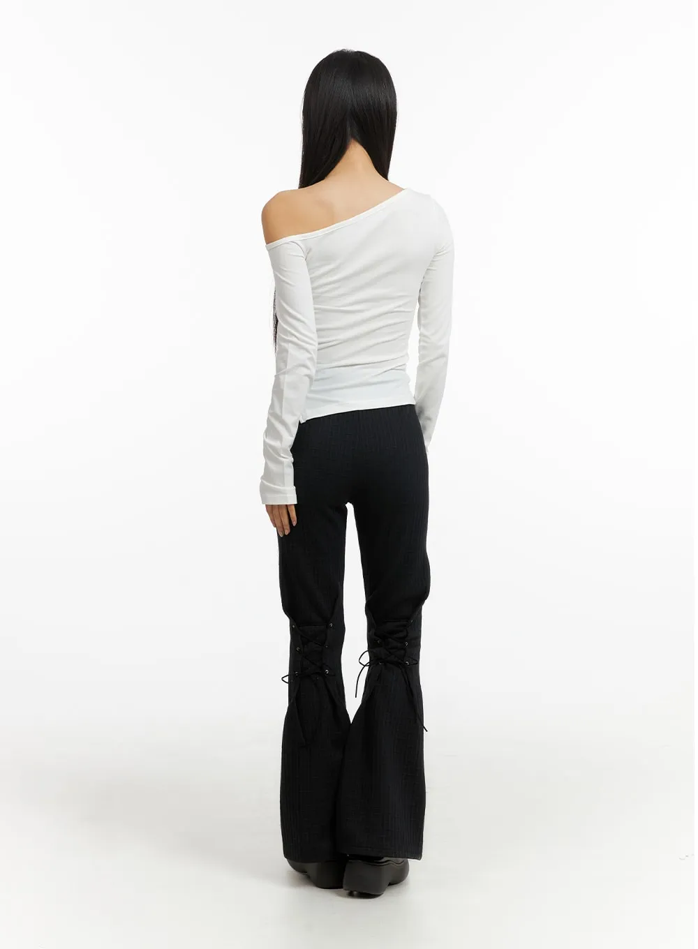 Asymmetrical One-Shoulder CF408 Top