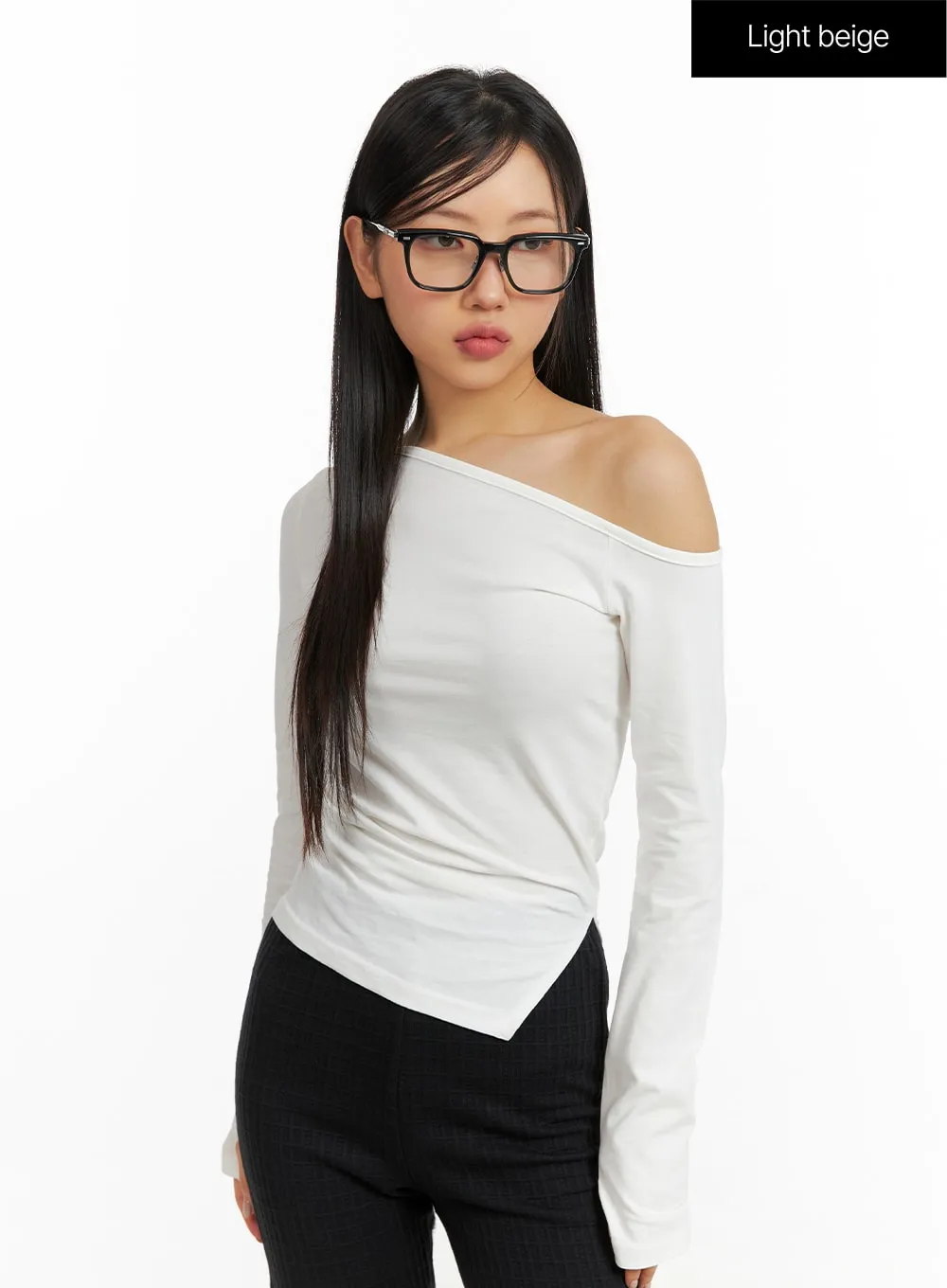 Asymmetrical One-Shoulder CF408 Top