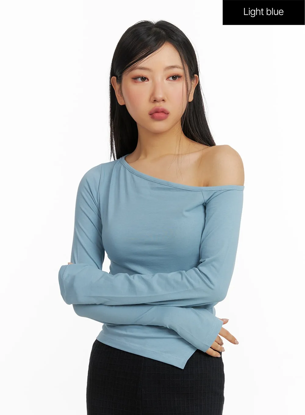 Asymmetrical One-Shoulder CF408 Top