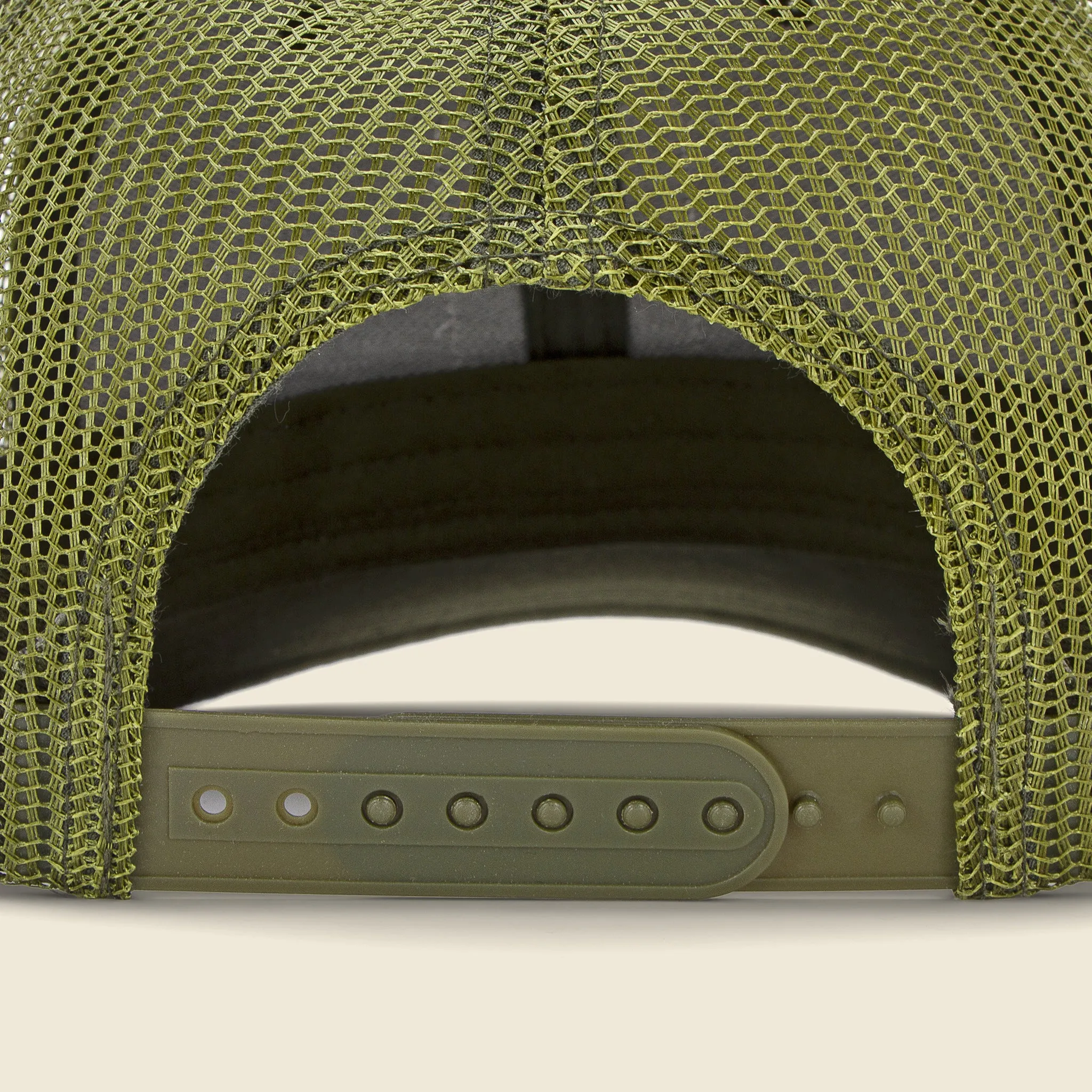 Original Logo Trucker Hat - Olive