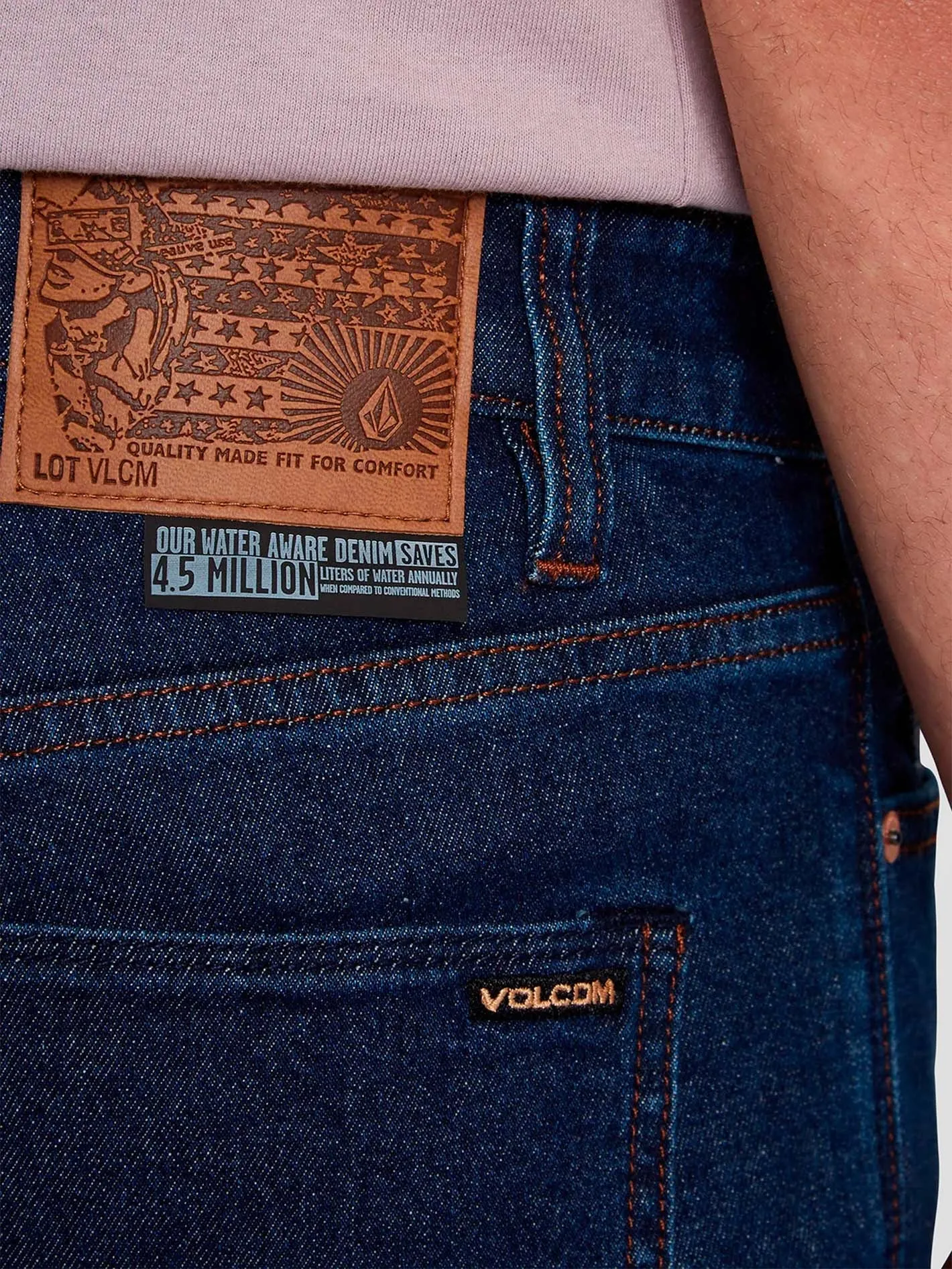 Volcom Hombre Vorta Denim Jeans