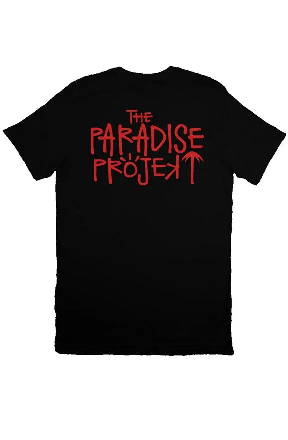 Paradise Projekt Palm Tree Black Red T-Shirt