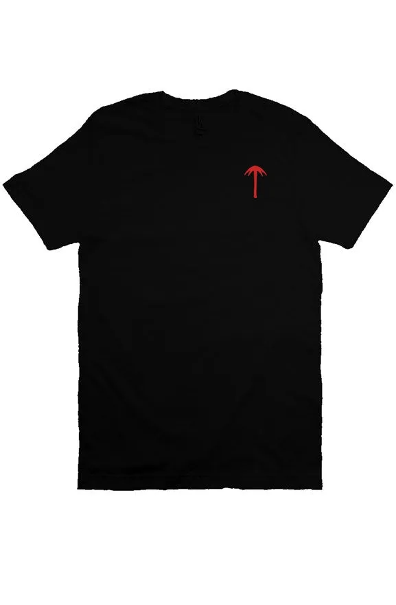 Paradise Projekt Palm Tree Black Red T-Shirt