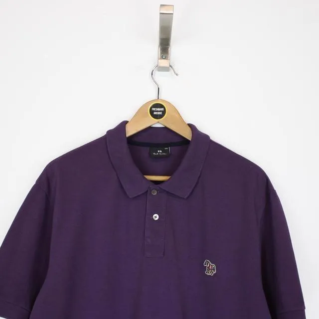 Paul Smith Zebra Badge Polo Shirt XXL