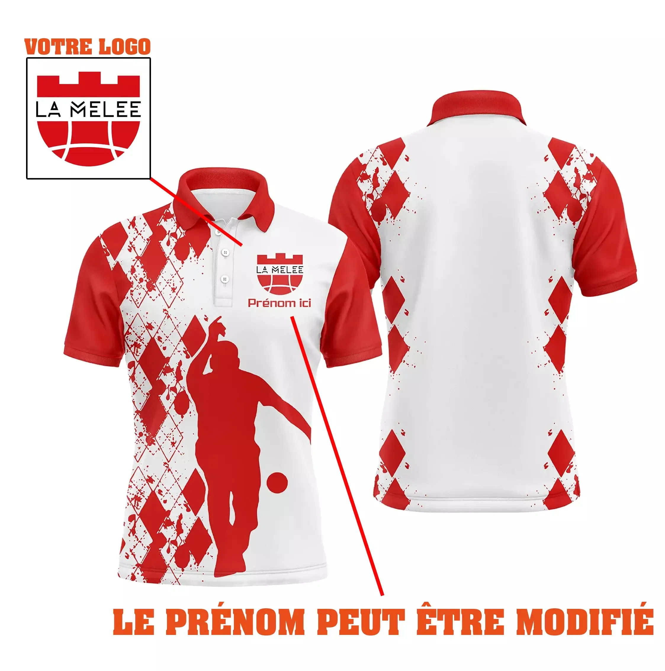 Customized Petanque Polo with Logo and Name - CT10112225_KYC