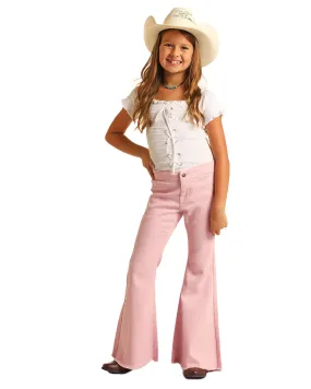 Pink Bell Bottoms Jeans for Kids by Panhandle Slim