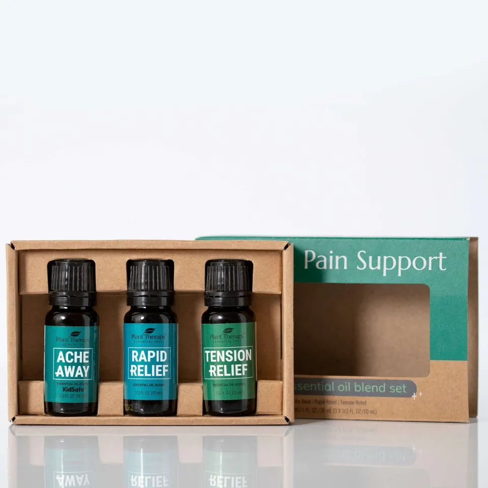 Plant Therapy Pain Support Essential Oil Blend Set