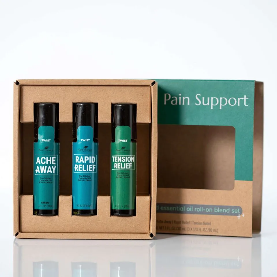 Plant Therapy Pain Support Essential Oil Blend Set