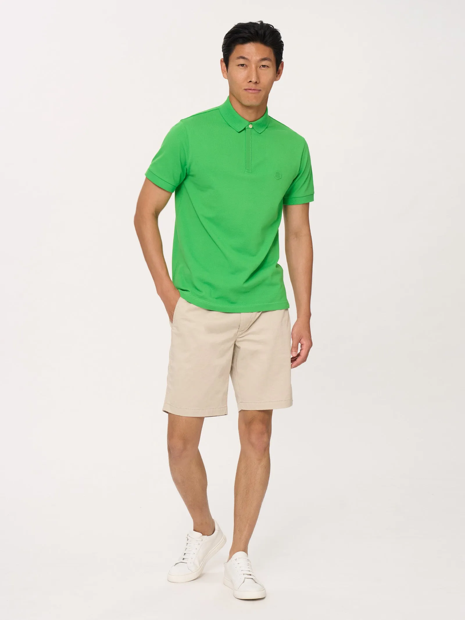 Polo Dark Forest Eco Cotton Piquet Stretch Polo