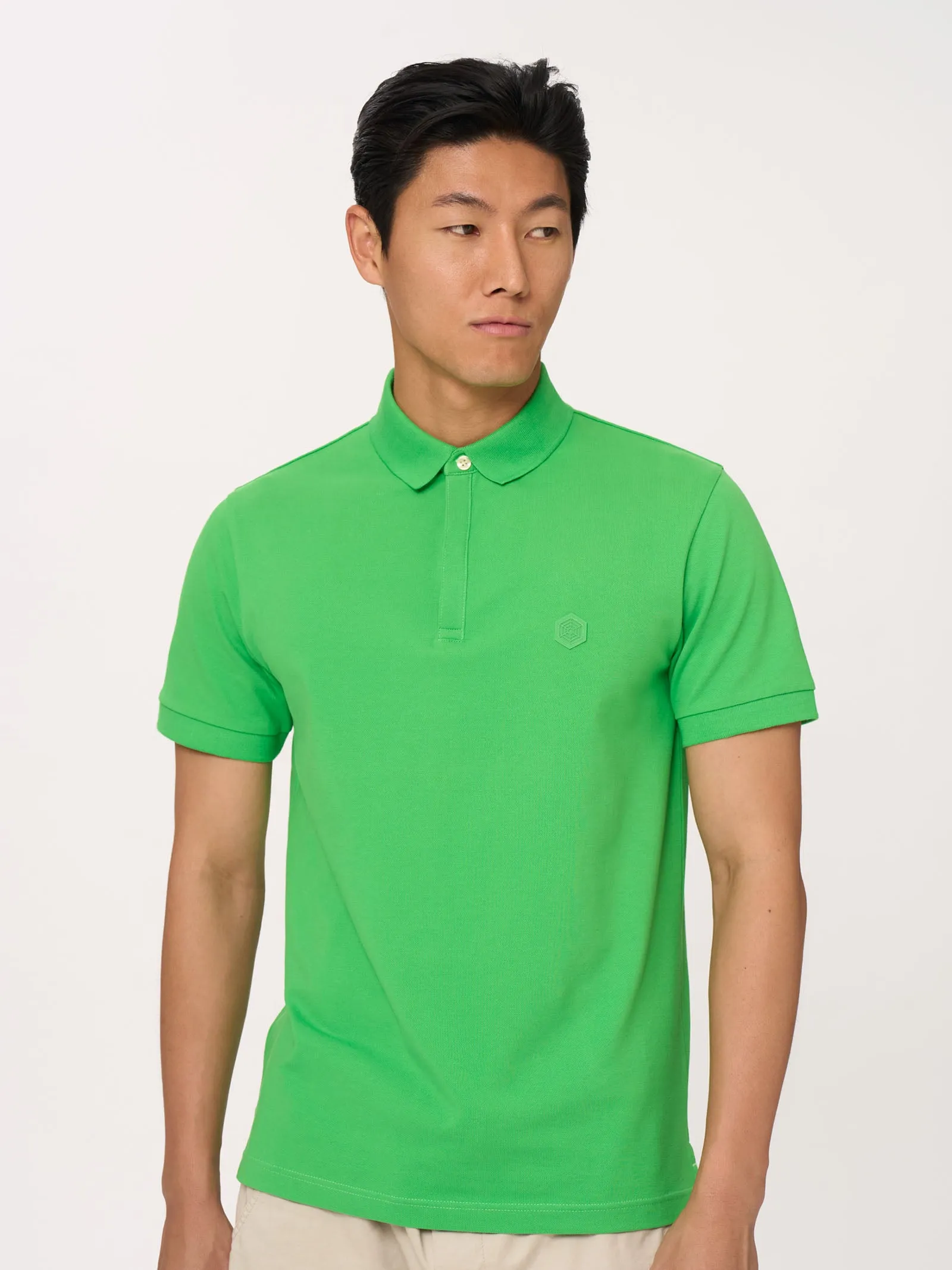 Polo Dark Forest Eco Cotton Piquet Stretch Polo