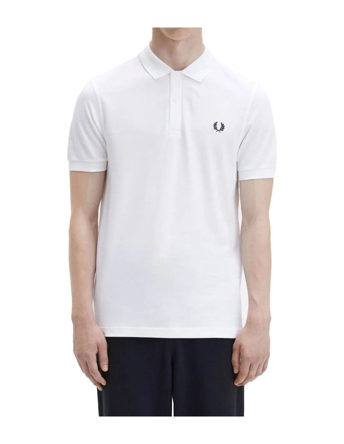 White Fred Perry Men's Polo M6000