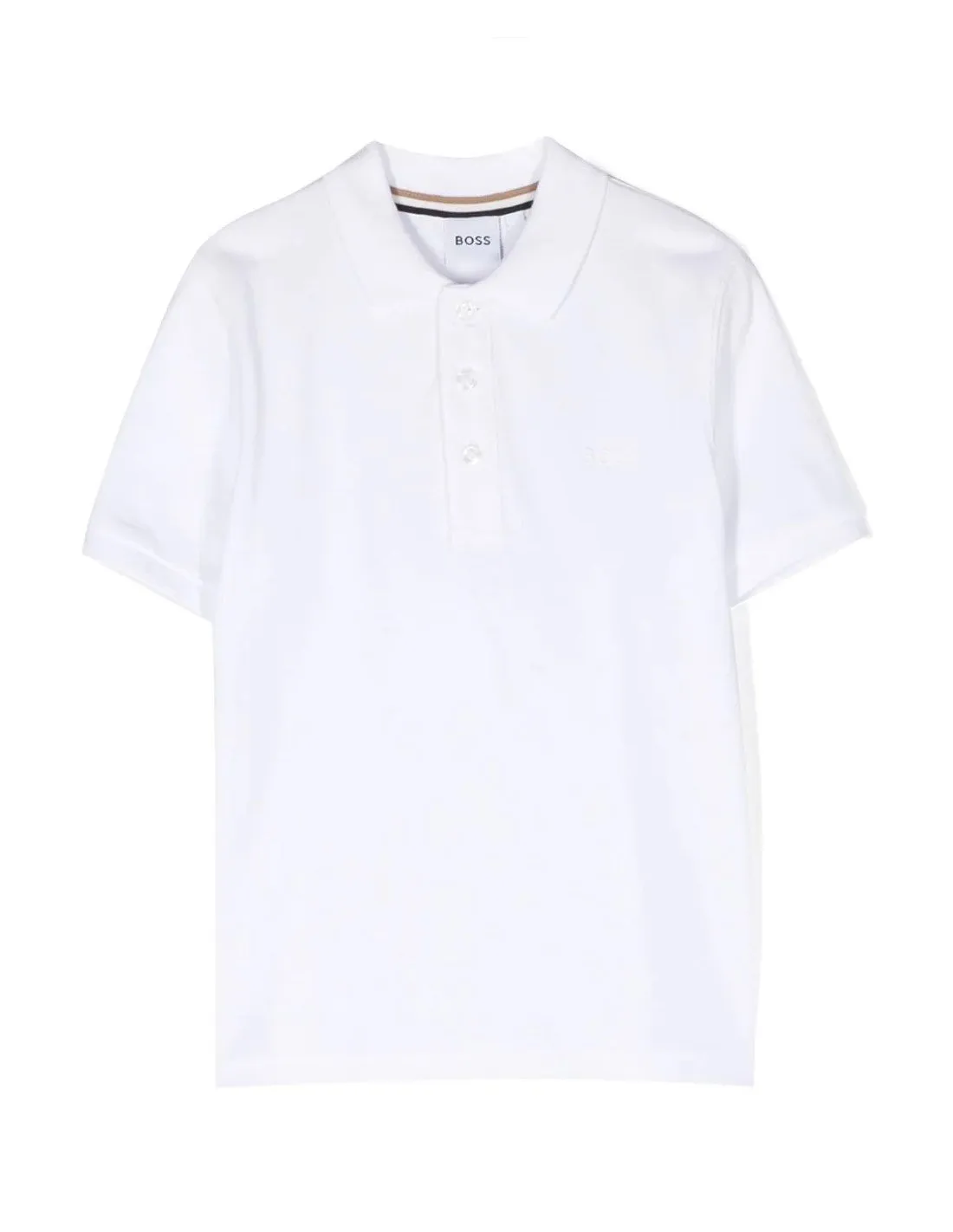 Hugo Boss White PE23 Junior Polo Shirt