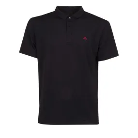 Polo Shirt in Pique Stretch Blue