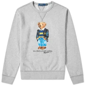 Polo Ralph Lauren Bear Crew Sweat Andover Heather