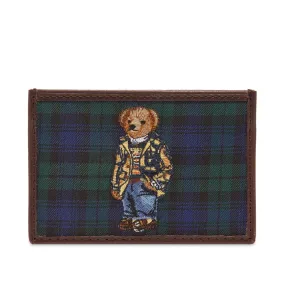 Polo Ralph Lauren Bear Taertan Cardholder Navy Tartan