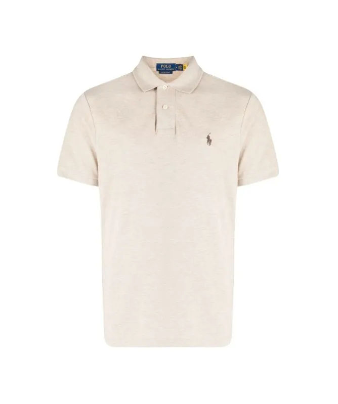 Polo Ralph Lauren Classic Polo Short Sleeve Shirt | Beige-710680784342 -kular fashion