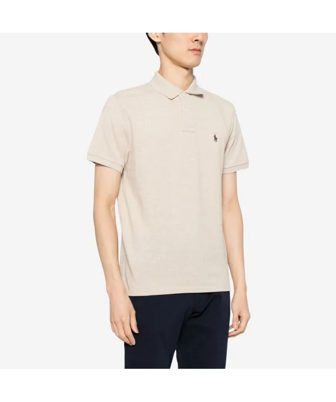 Polo Ralph Lauren Classic Polo Short Sleeve Shirt | Beige-710680784342 -kular fashion