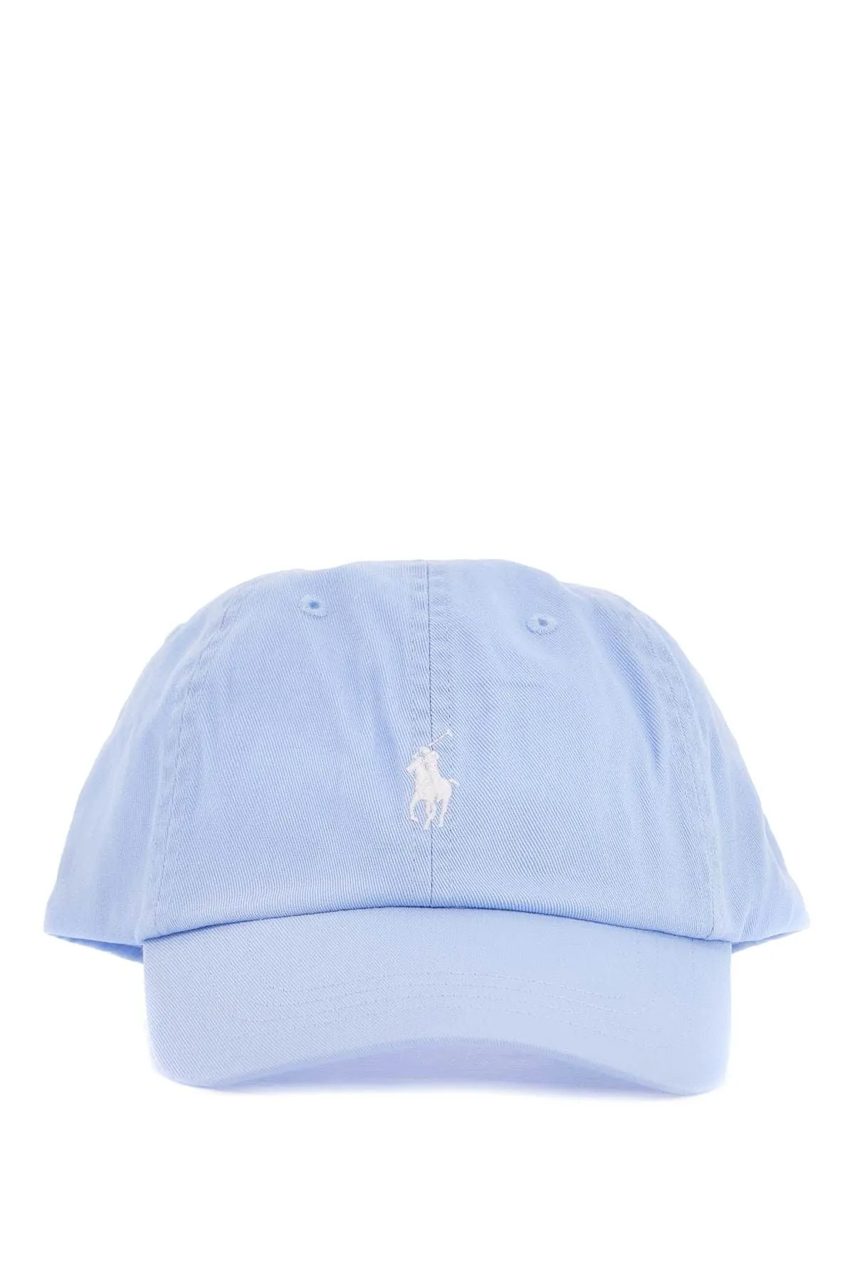 Polo Ralph Lauren Light Blue Cotton Hat With Horse Logo