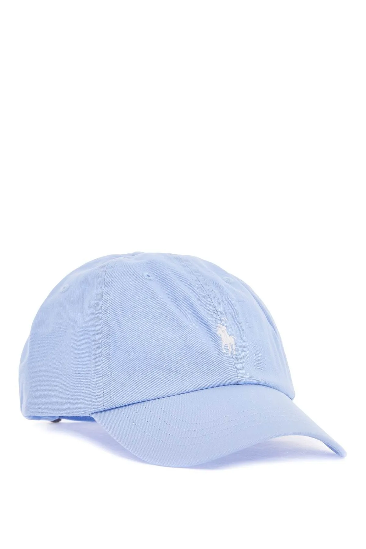 Polo Ralph Lauren Light Blue Cotton Hat With Horse Logo