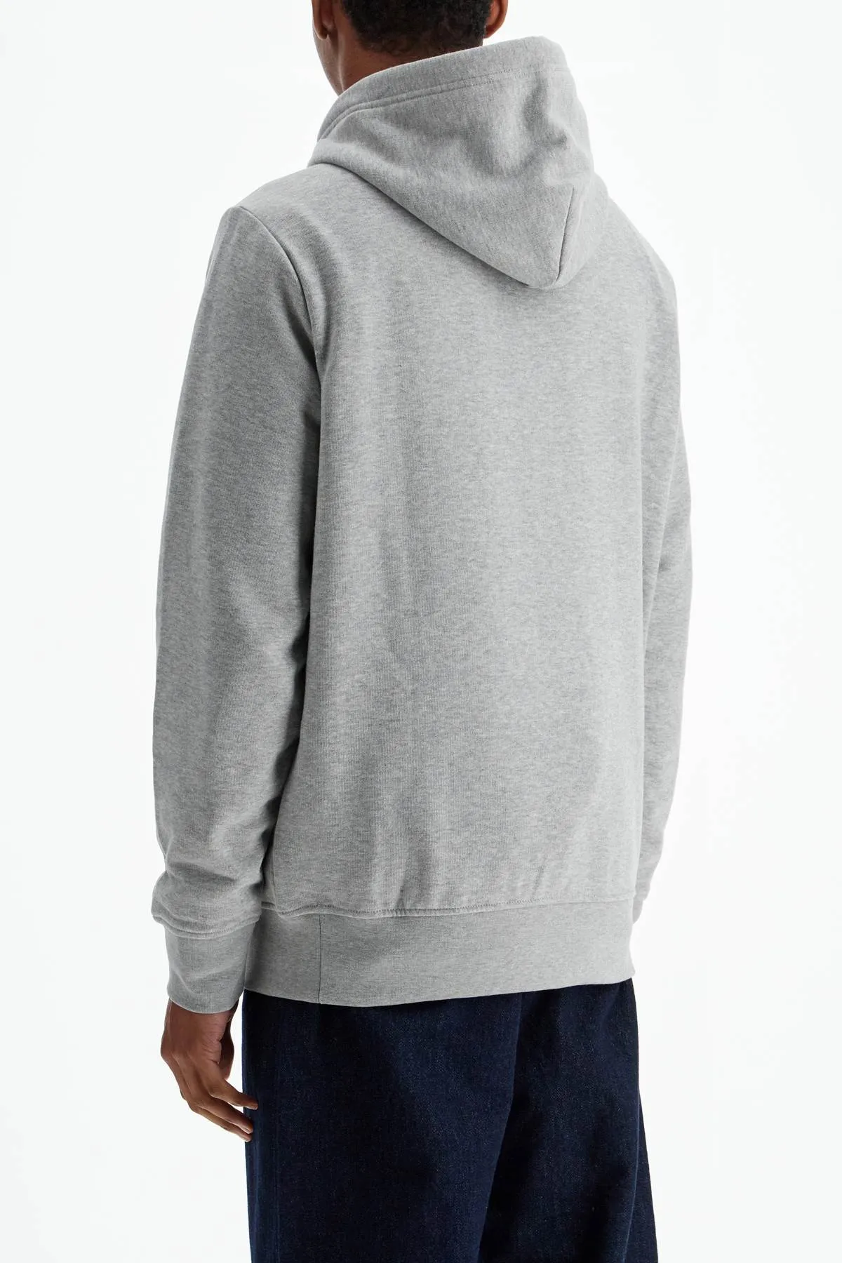 Polo Ralph Lauren Men' Gray Cotton Zip Hoodie With Polo Logo