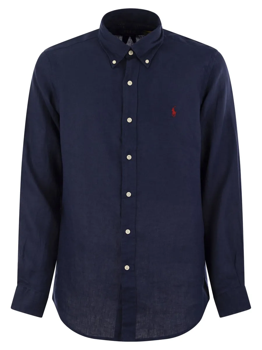 Polo Ralph Lauren    Polo Ralph Lauren Custom Fit Linen Shirt