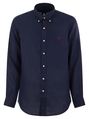 Polo Ralph Lauren    Polo Ralph Lauren Custom Fit Linen Shirt