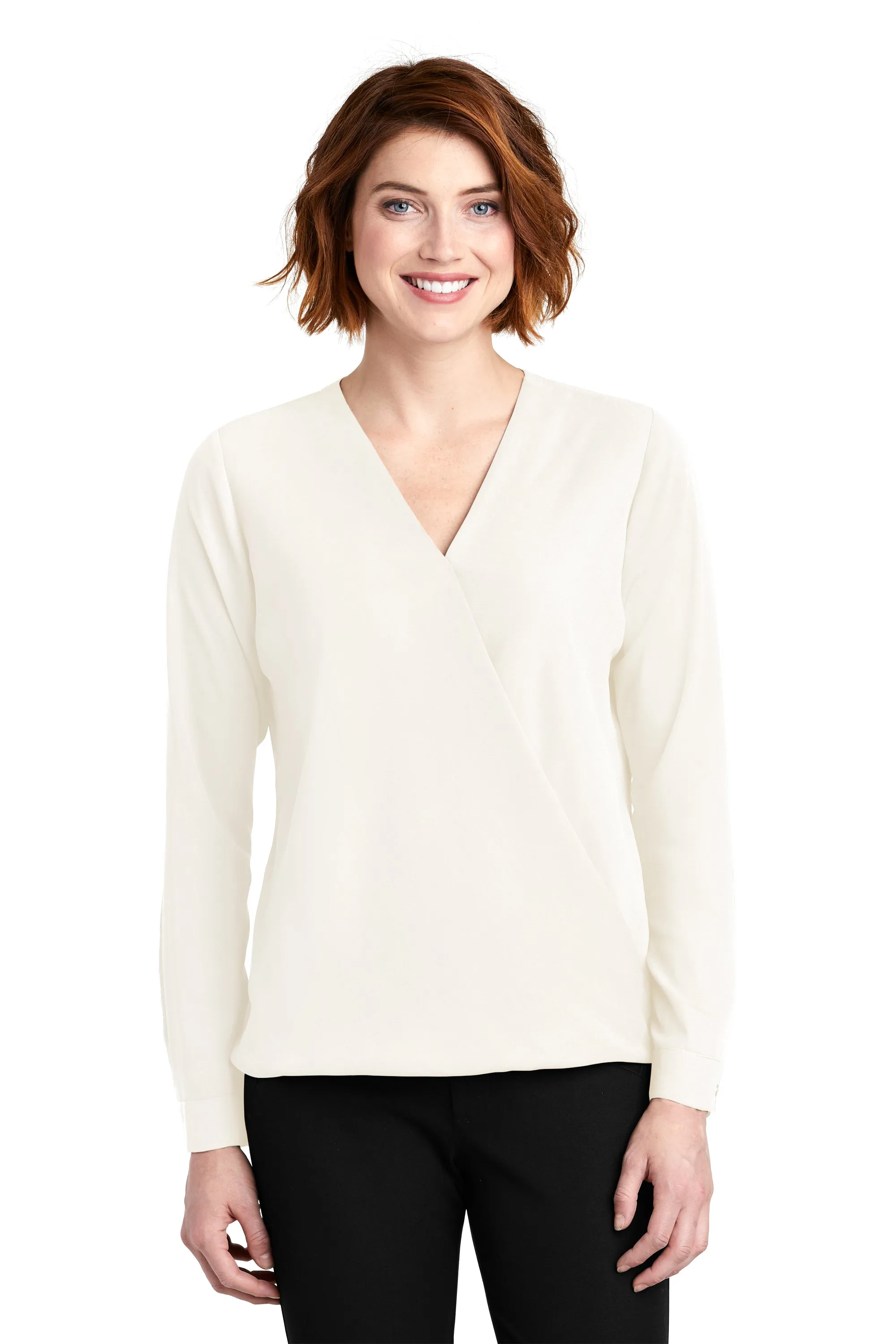 Port Authority  Ladies Wrap Blouse