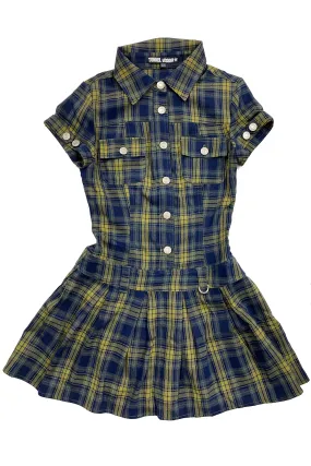 PRE-ORDER: Enid Plaid Mini Dress